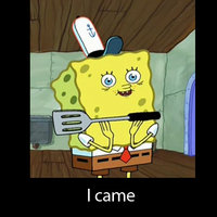 Spongebob came