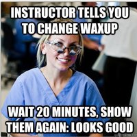 Overworked Dental Student