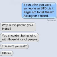 If You Think U Gave Someone an STD, Is It Illegal Not to Tell Them?