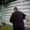 Fat Guy Hits Sign 2