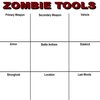 Zombie Tools/Zombie Survival Sheet