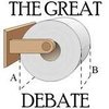 The Great Toilet Paper Debate The Great Toilet Paper Debate