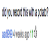 Recorded with a Potato Recorded with a Potato