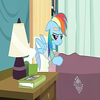 Rainbow Dash Reads a(n) X Book