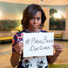 Michelle Obama's #BringBackOurGirls Sign Michelle Obama's #BringBackOurGirls Sign