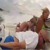 Boat Wreck Rocks People Back and Forth