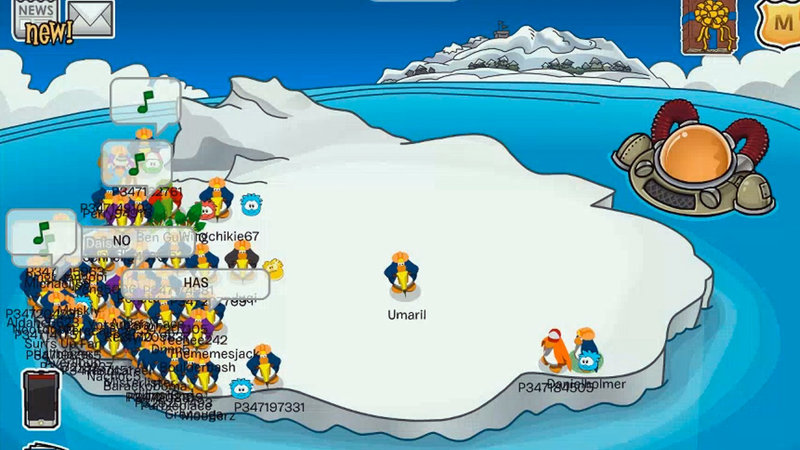 At Last, The Iceberg Tips in Club Penguin
