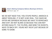 Amy's Baking Company Meltdown