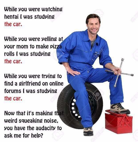 While You Were Partying, He Studied the Car