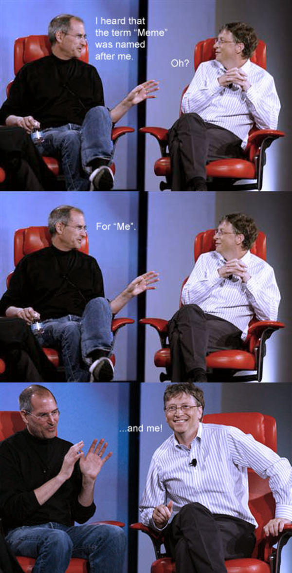[Image 69167] Steve Jobs vs. Bill Gates Know Your Meme