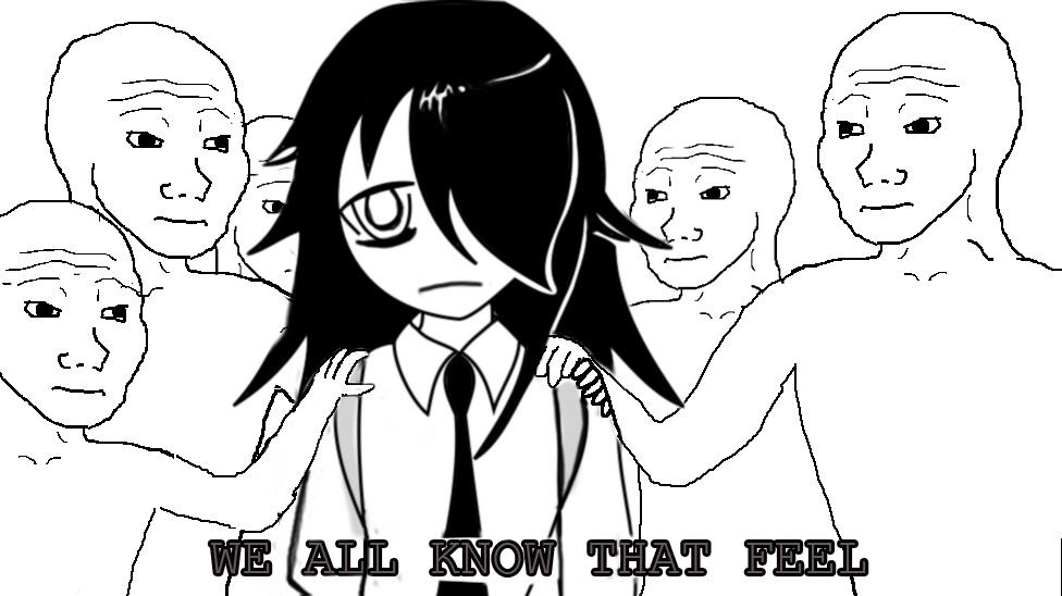 It's Not My Fault I'm Not Popular [Image - 262145] | WataMote / It's Not My Fault That I'm Not Popular