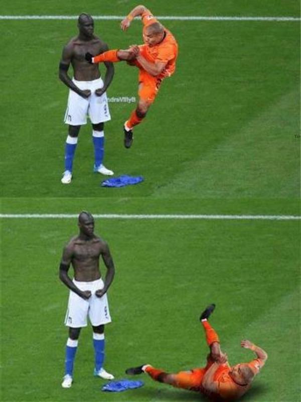 [Image - 341345] | Mario Balotelli's Goal Celebration | Know Your Meme