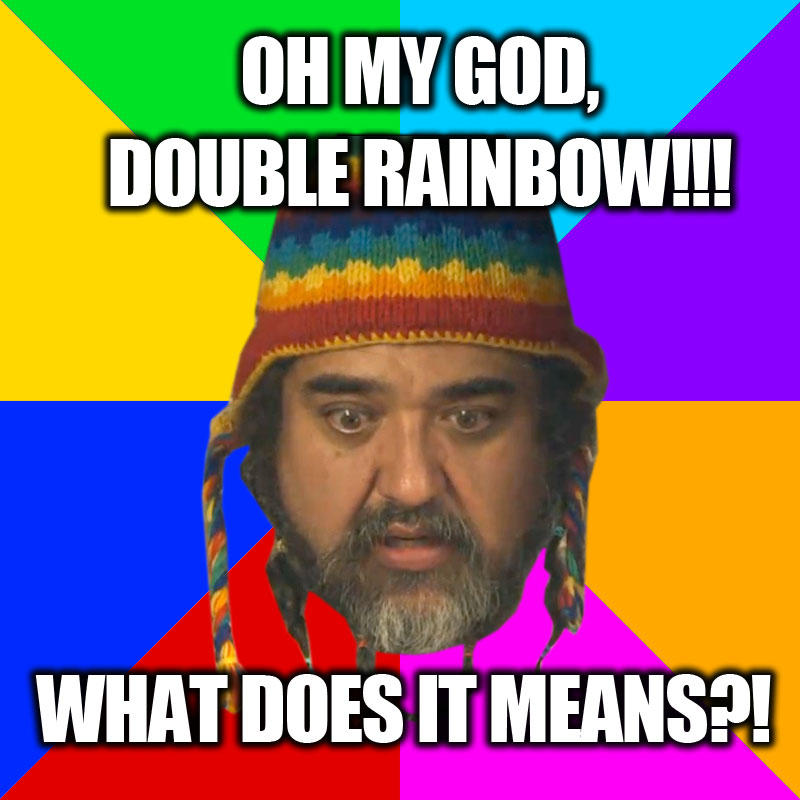 gay oh my rainbow meme