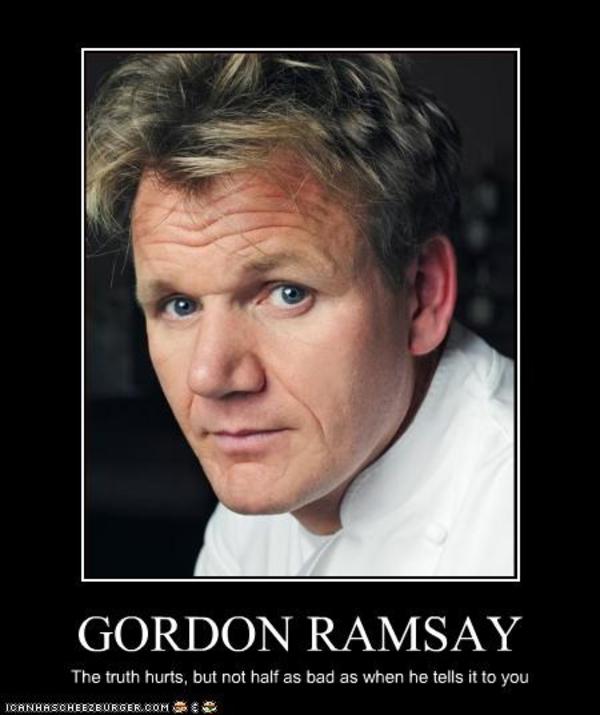 The Truth Hurts | Gordon Ramsay | Know Your Meme