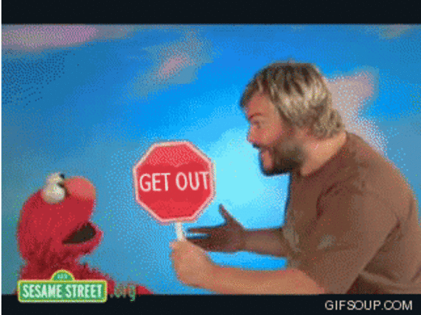 GET OUT with Elmo | Jack Black's Octagon | Know Your Meme