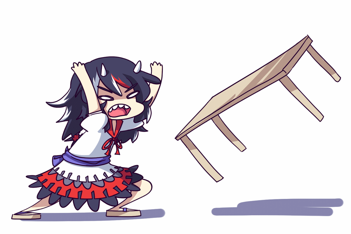 [TABLE FLIPPING INTENSIFIES] Flipping Tables / (╯° °）╯︵ ┻━┻ Know Your Meme