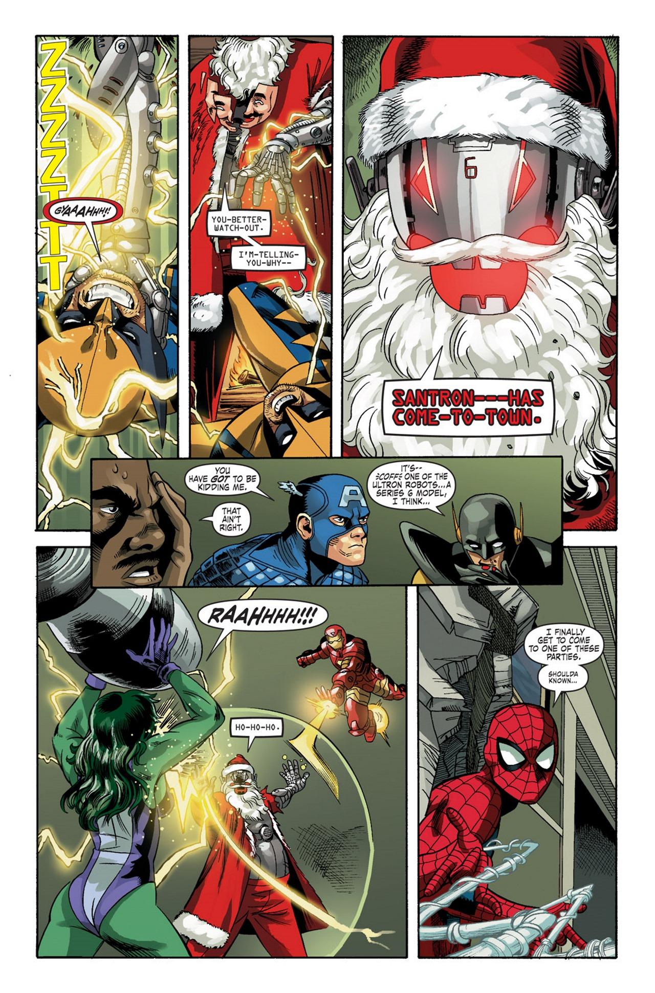 Santa Ultron Marvel Comics Know Your Meme