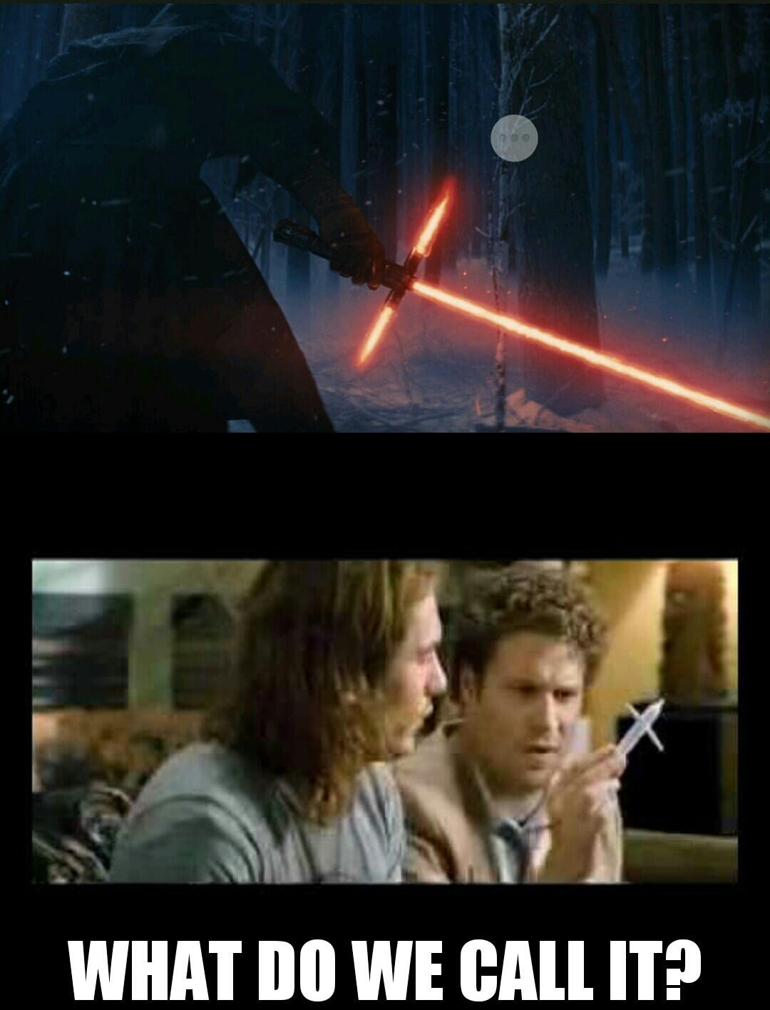 What do we call it? Crossguard Lightsaber Know Your Meme