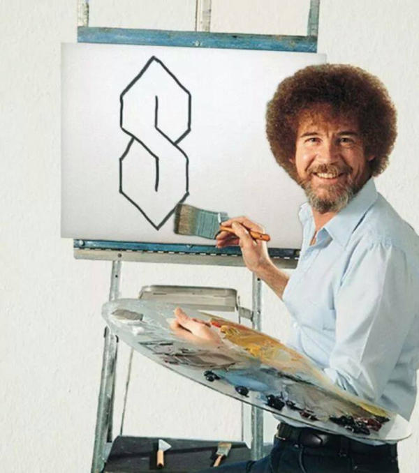 How did bob ross die picture
