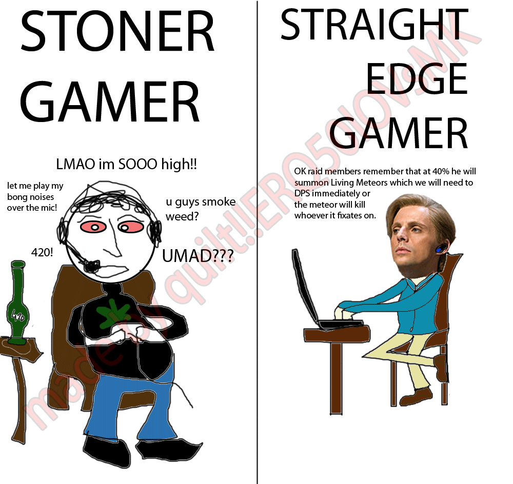 Straight edge dating stoner