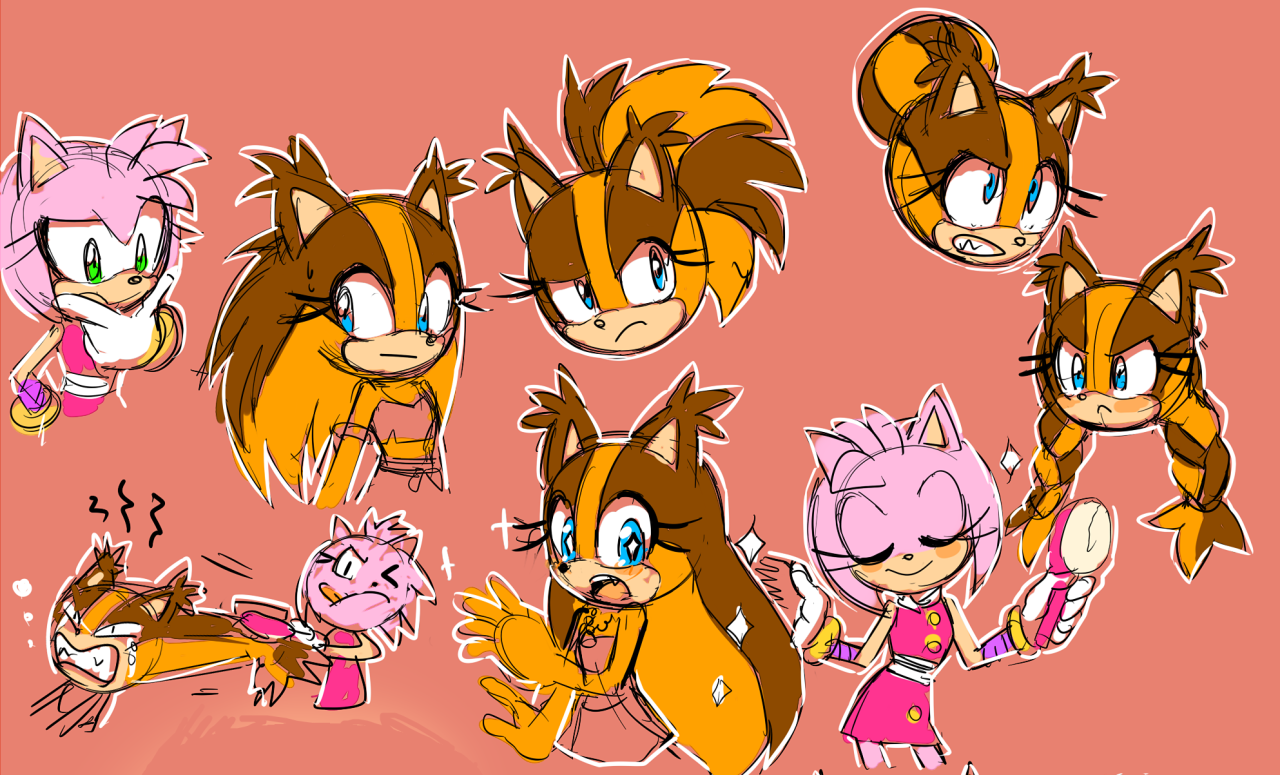 Sticks tries hairystles Sonic the Hedgehog Know Your Meme