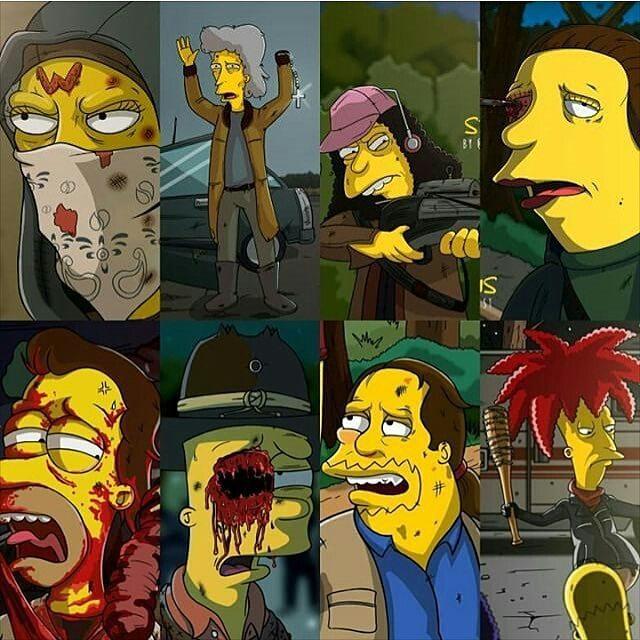 Simpson zombies part 1 picture