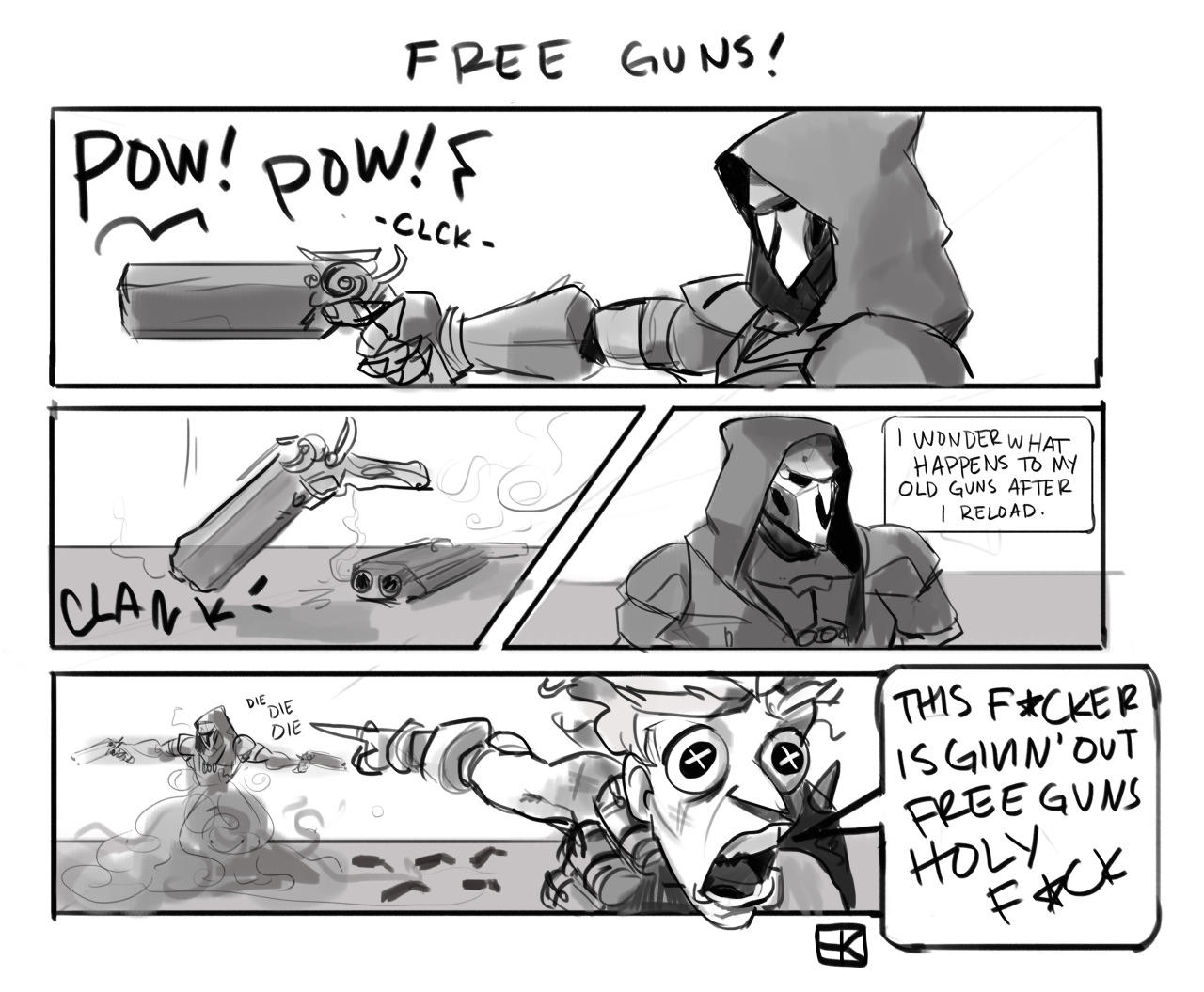 What Happens To Reaper s Old Weapons By Emmasarts Overwatch Know 