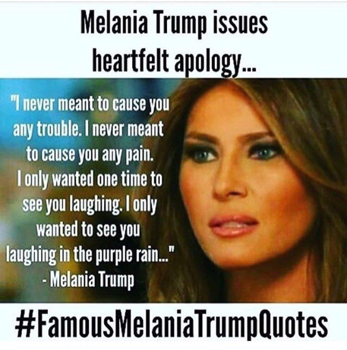 Melania Trump Heartfelt Apology | #FamousMelaniaTrumpQuotes | Know Your