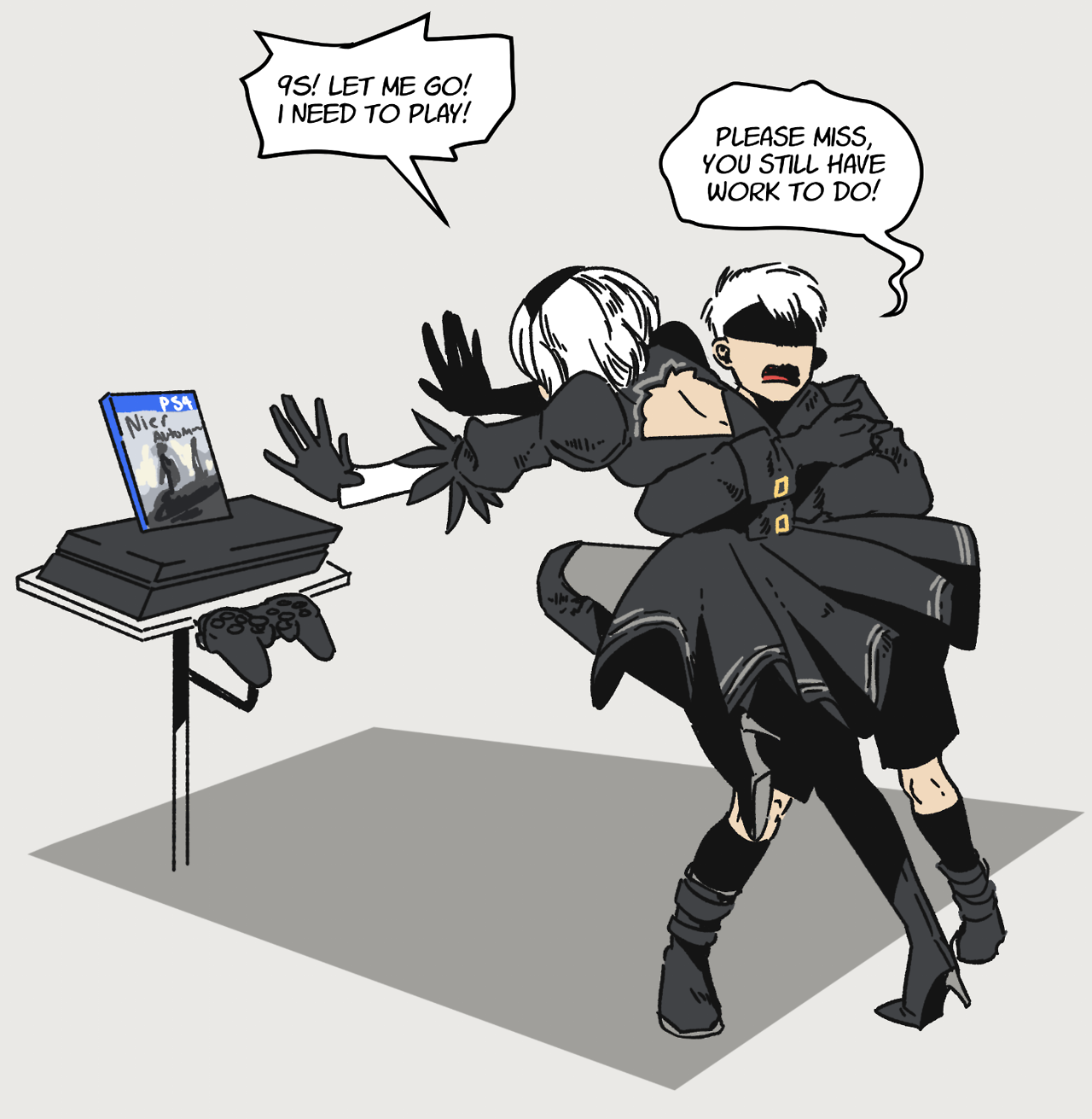 let the gynoid have a gaming break nier automata know let the gynoid have a gaming break nier automata know