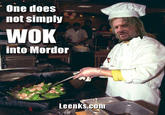 One Does Not Simply Walk into Mordor
