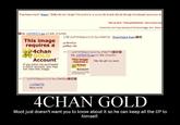 Gold Membership Trolling