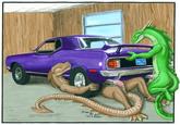 Dragons having Sex with Cars