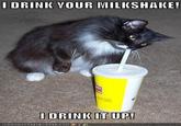 I Drink Your Milkshake!