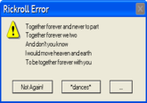 Fake/Funny Error Messages