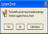 Fake/Funny Error Messages