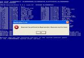Blue Screen of Death (BSoD)