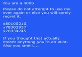 Blue Screen of Death (BSoD)