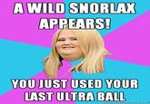 A wild Snorlax appears!
