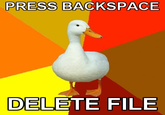 Technologically Impaired Duck