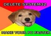 Delete System32