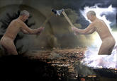 Naked Guy With Axe