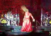 Beyoncé Falls Down Stairs