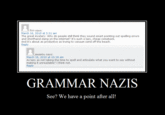 Grammar Nazi