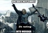 YOU DON'T HAVE A 2K RATING