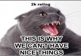 YOU DON'T HAVE A 2K RATING
