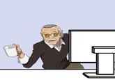 Stan Lee Asking for Coffee