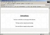 The Last Page of the Internet
