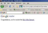 The Last Page of the Internet