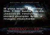 If You Watch X Backwards, It's About Y