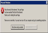 The Last Page of the Internet